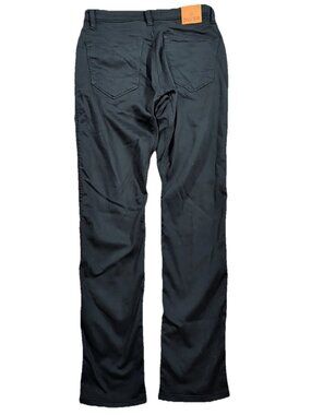 DU/ER DUER No Sweat N2X Relaxed Taper Pants Mens 32x33 Black Chino Stretch